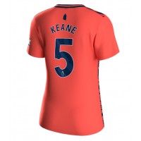 Camiseta Everton Michael Keane #5 Segunda Equipación Replica 2023-24 para mujer mangas cortas